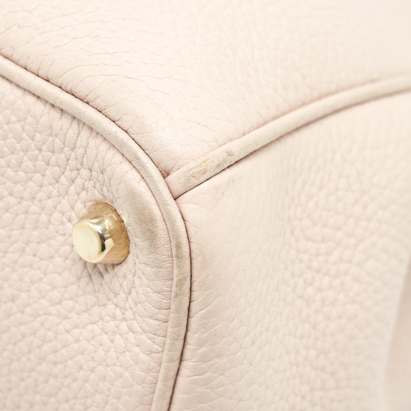 Dior Vip Diorissimo Tote Bag Grained Calfskin Beige GHW