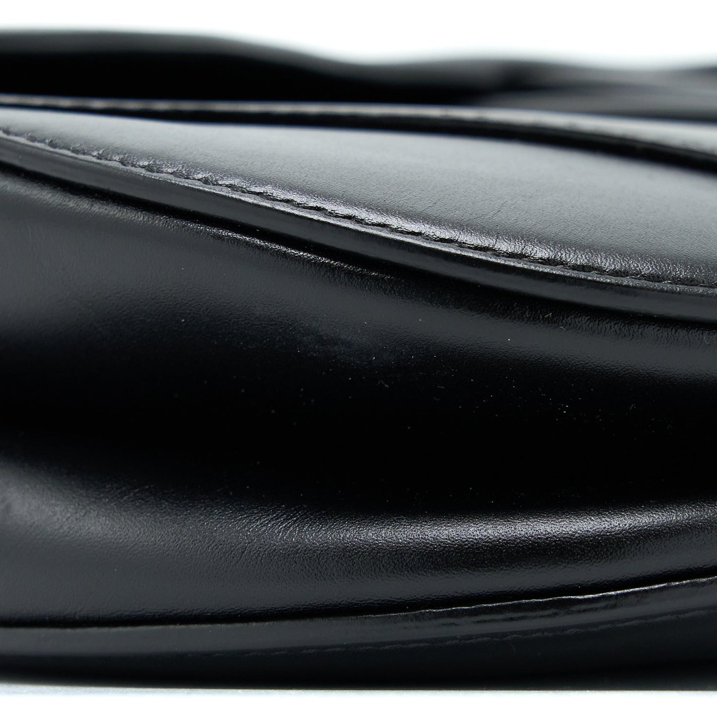 Dior Medium Saddle Bag Calfskin Black SHW