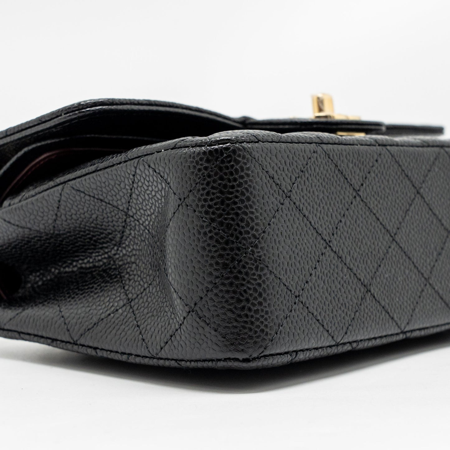 Chanel Small Classic Double flap bag caviar black GHW (microchip)