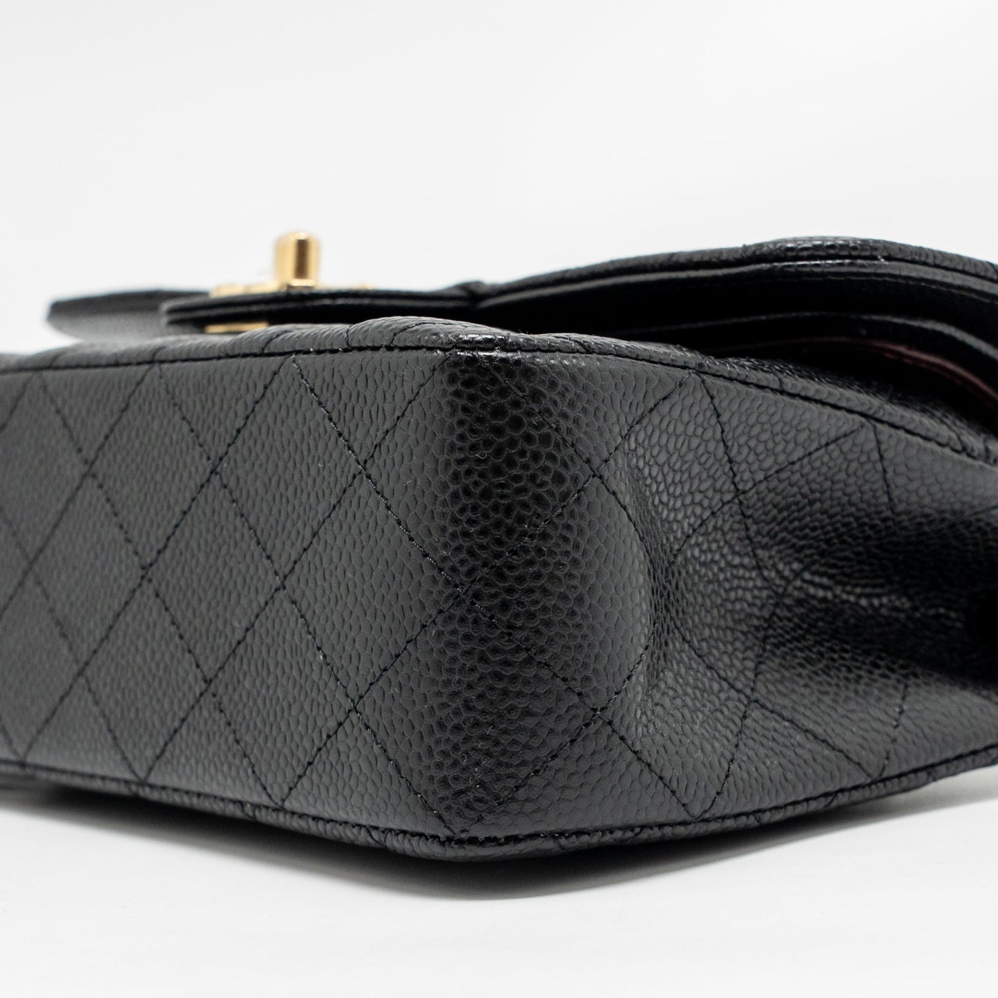 Chanel Small Classic Double flap bag caviar black GHW (microchip)