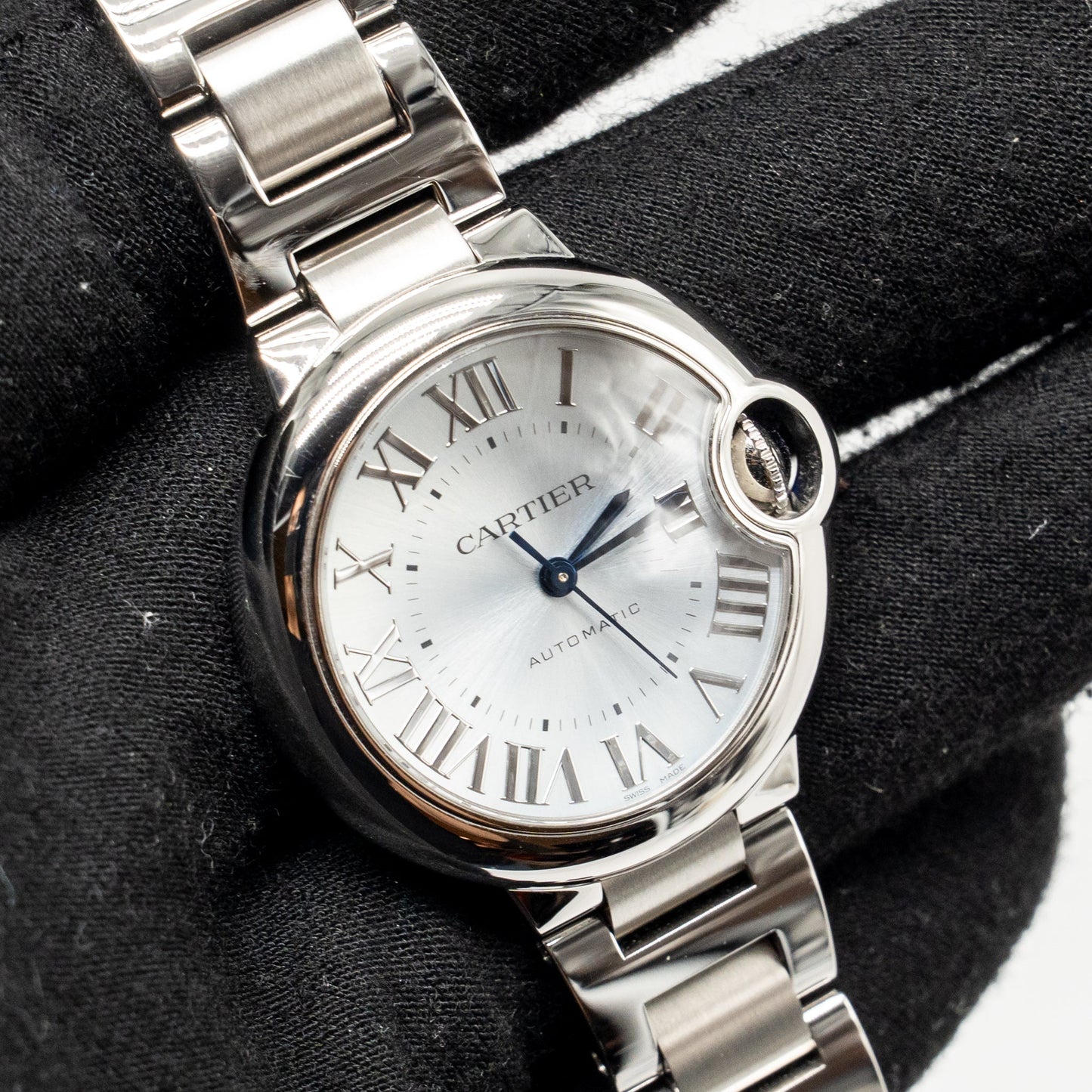 Cartier Ballon Bleu De Cartier Watch 33mm, Automatic, Steel, Model: WSBB0062