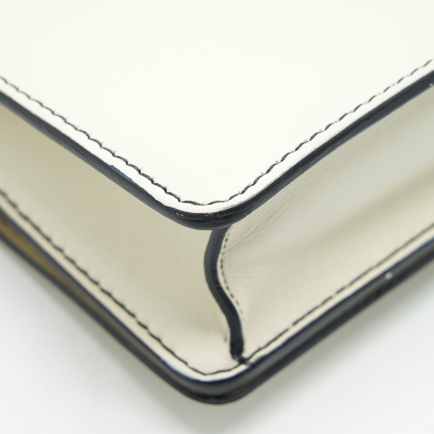 Dior J'adior Flap Bag Chain Bag Clutch White GHW