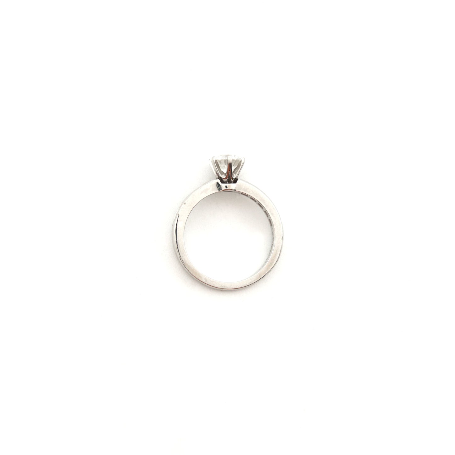 TIFFANY DIAMOND RING 0.76CT E COLOR VVS2