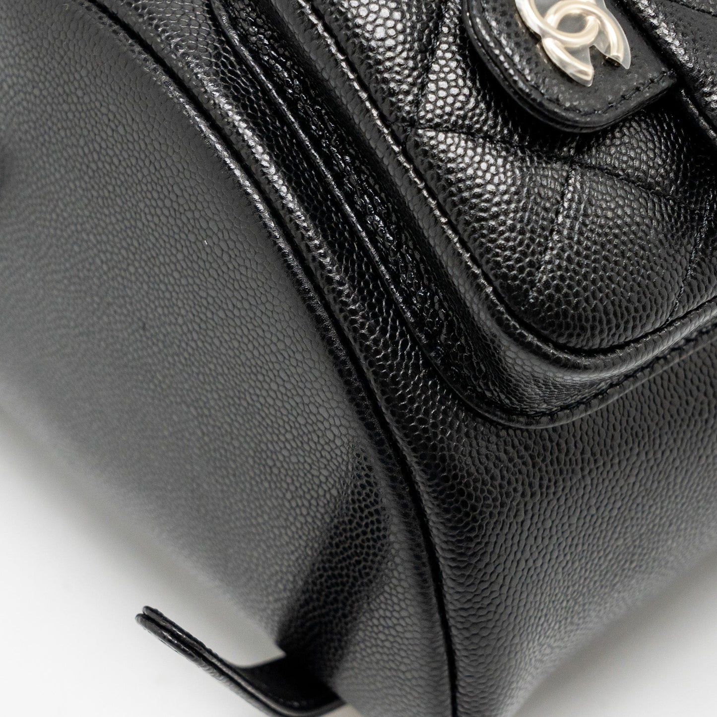 Chanel Triple Pack Duma Backpack Caviar Black LGHW (Microchip)