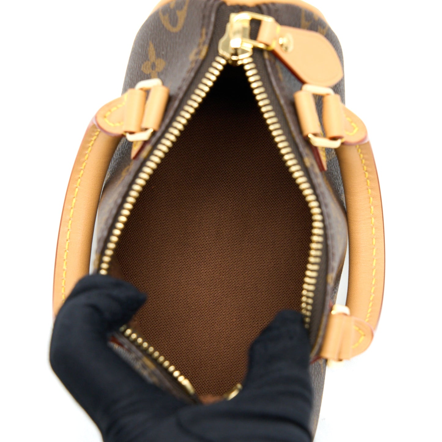 Louis Vuitton Nano Speedy Monogram Canvas GHW (New Version)