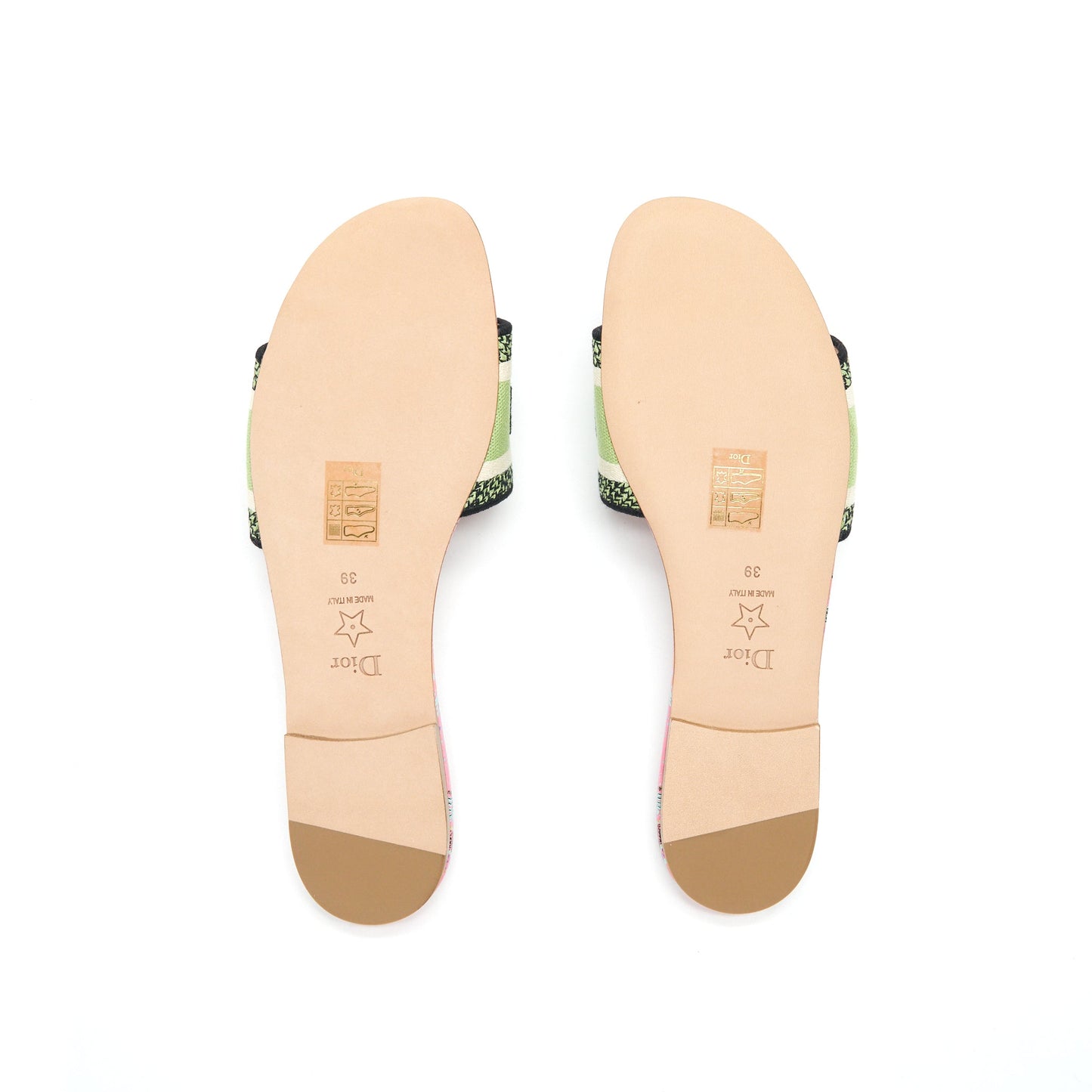 Dior size 39 Dway Slide Multicolour
