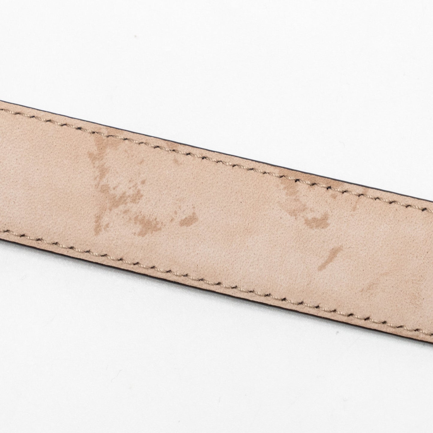 Gucci Size 80 Blondie Interlocking GG Logo Belt Leather Black LGHW