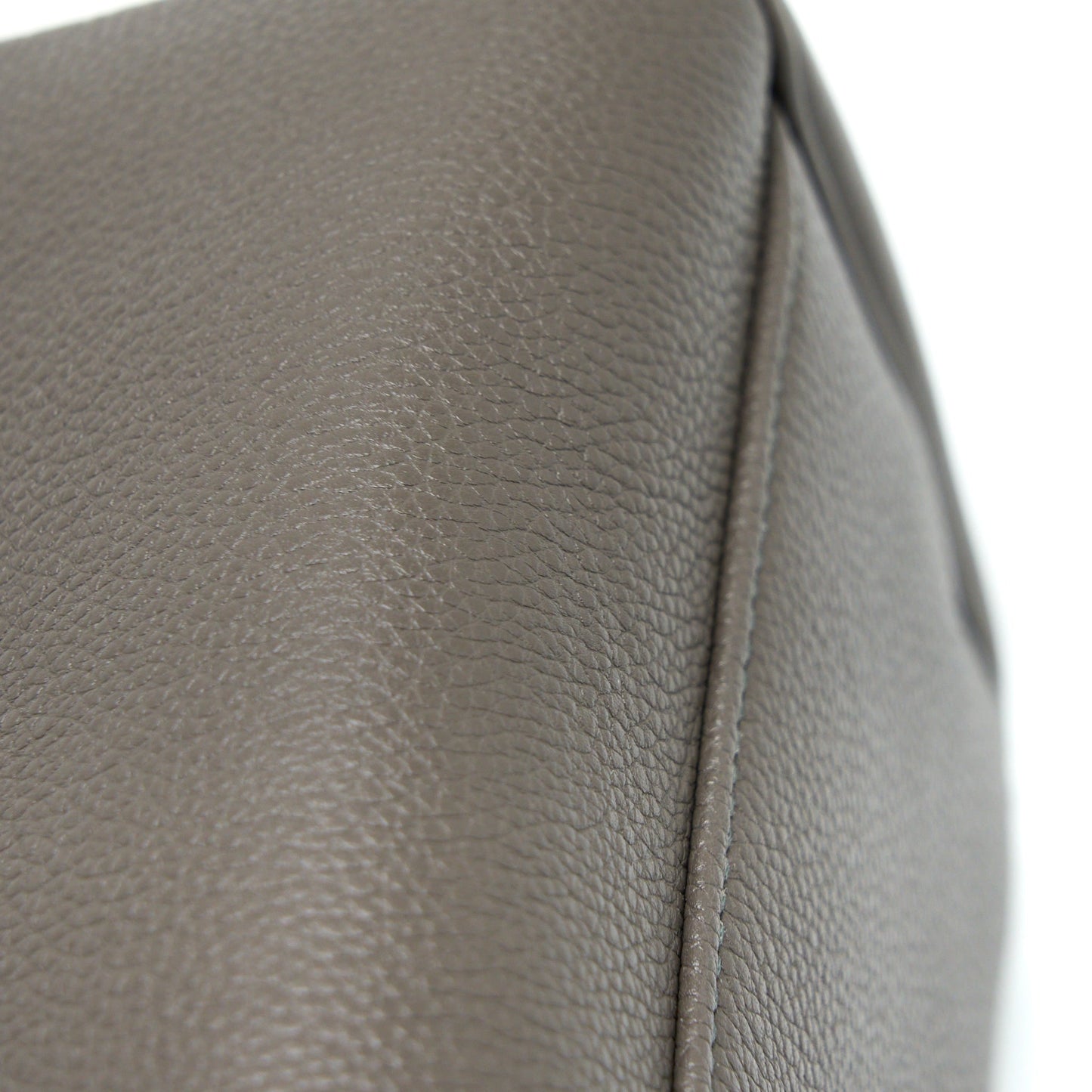 Celine Medium Soft 16 Bag Grained Calfskin Dark Grey GHW