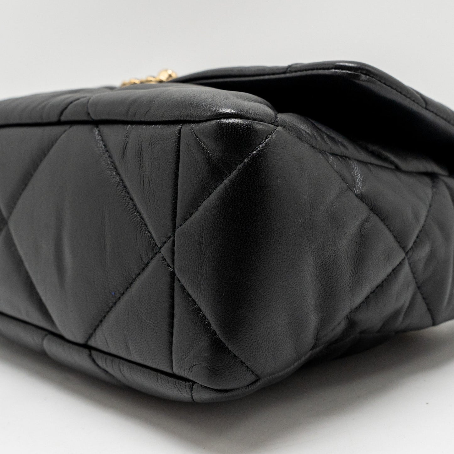 Chanel Large 19 Bag Goatskin Black Multicolour Hardware