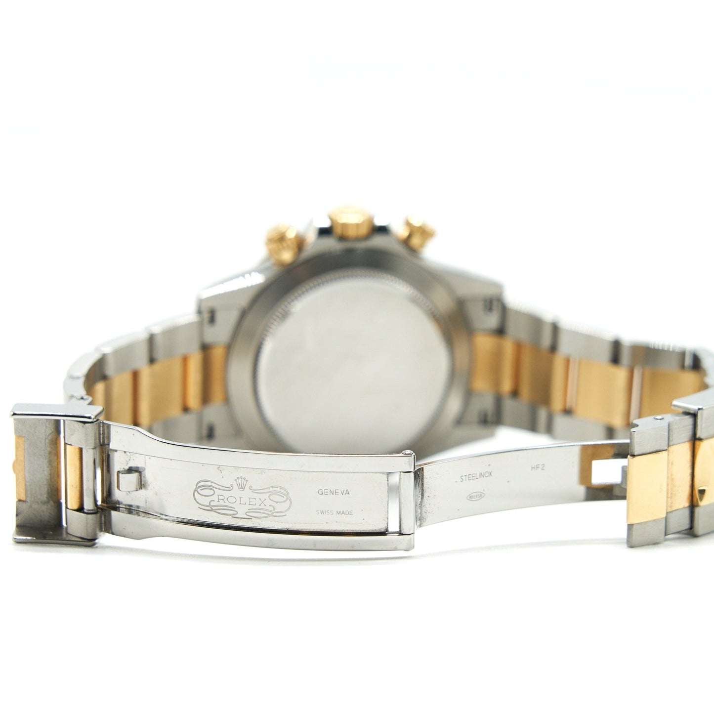 Rolex Cosmograph Daytona 40mm 116523 White Dial Oystersteel and Yellow Gold