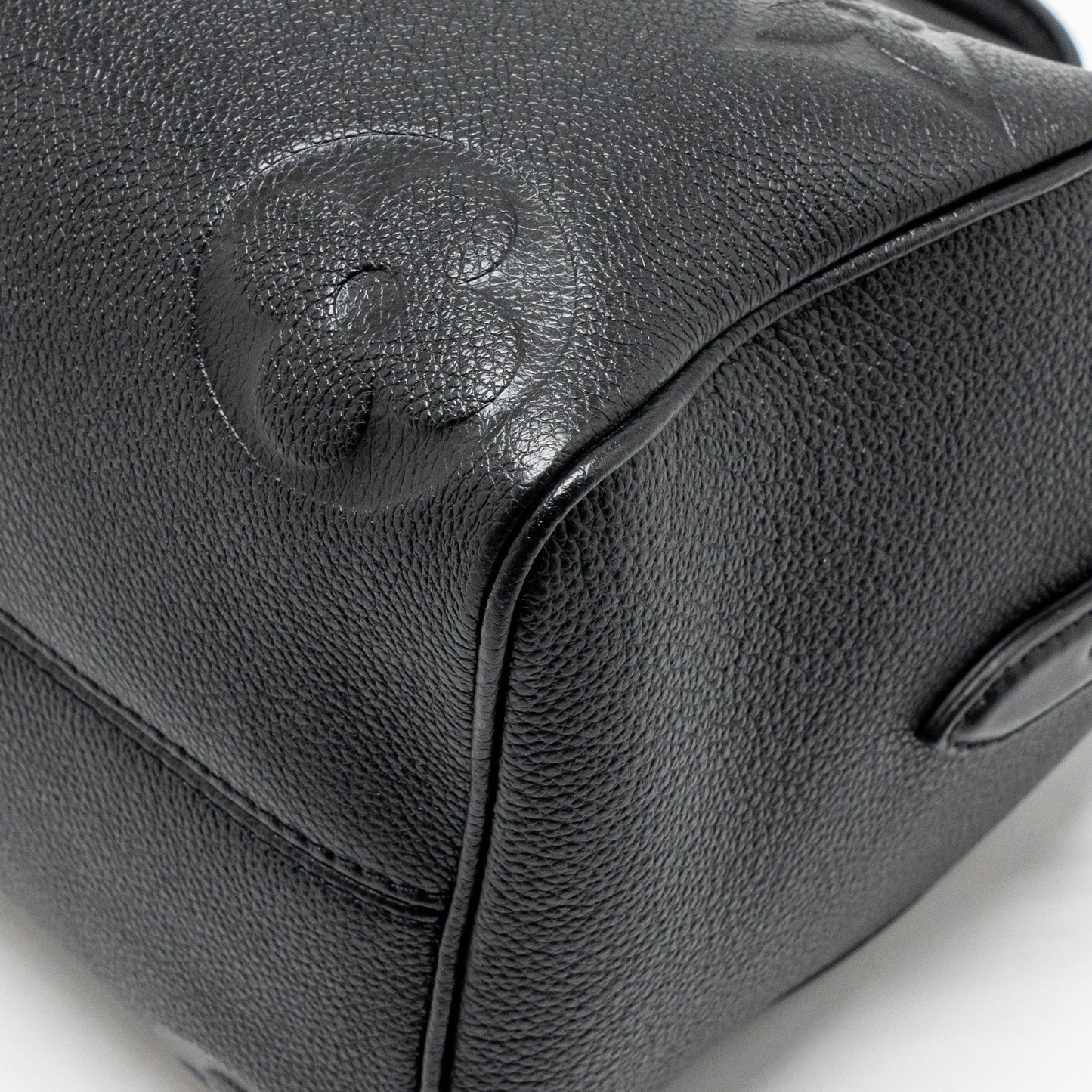 Louis Vuitton speedy Bandouliere 25 Monogram Empreinte Leather Black GHW