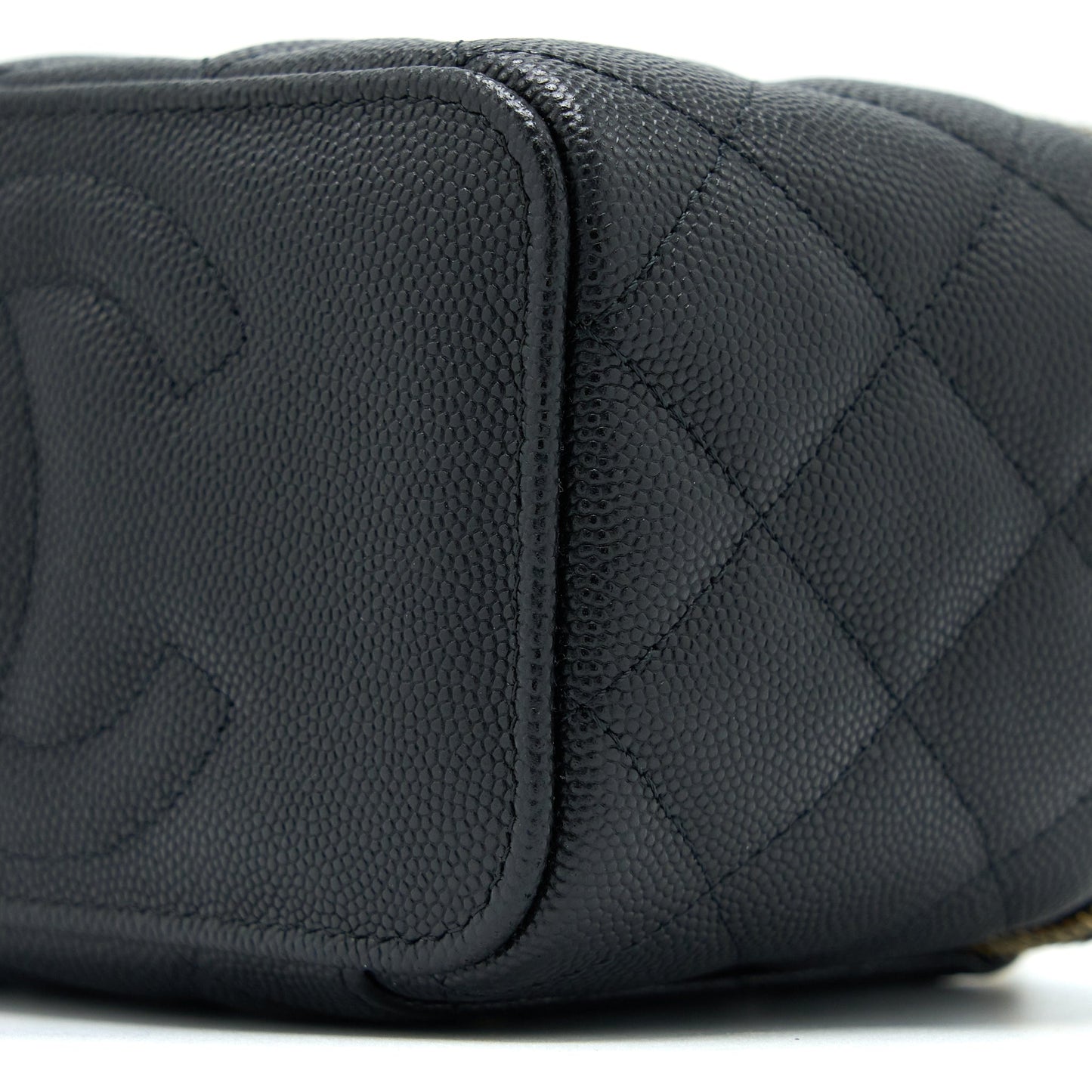 Chanel Long Vanity Case Caviar Black LGHW