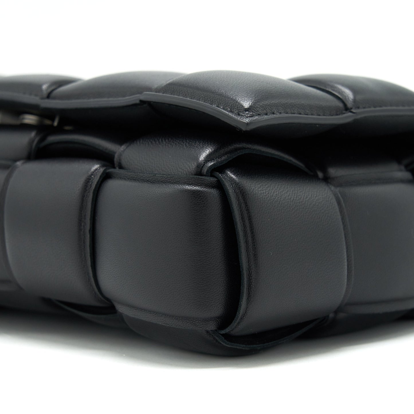 Bottega Veneta Padded Cassette Black SHW