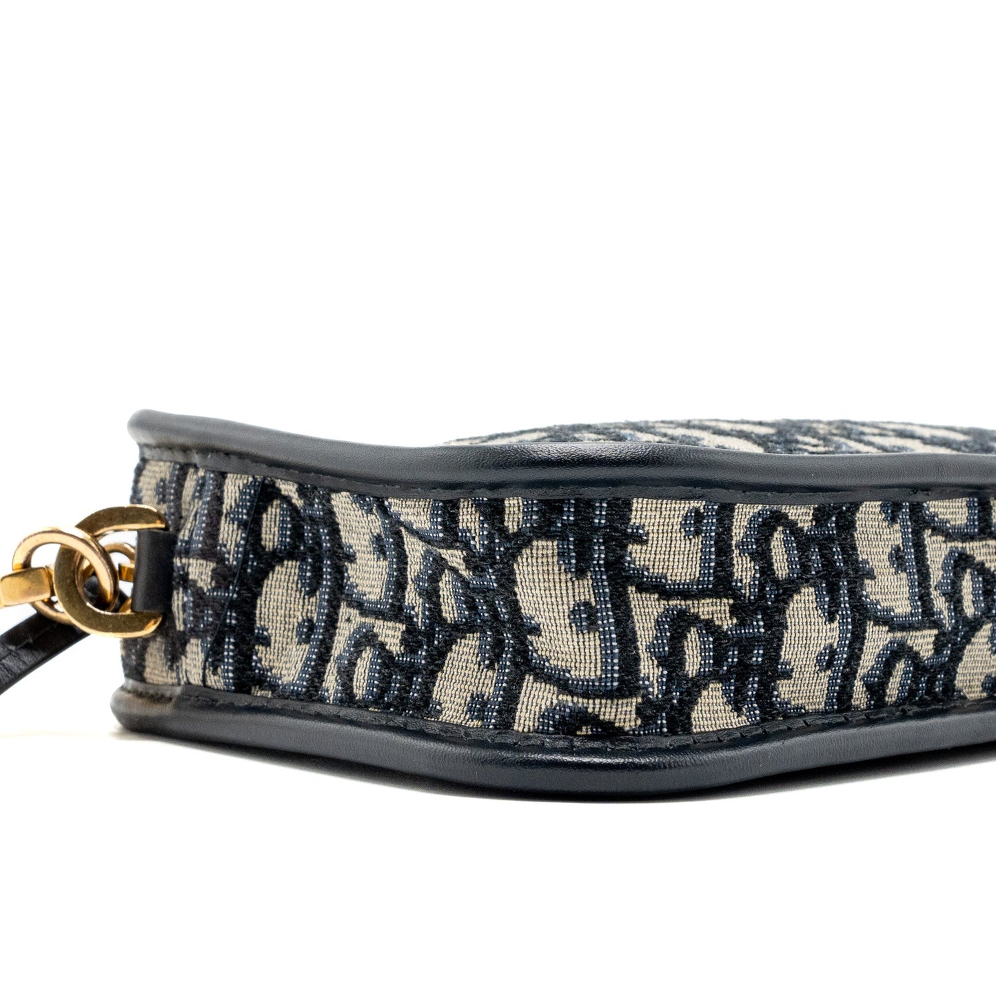 Dior Diorquake Pouch with Clutch OBLIQUE JACQUARD CANVAS BLUE GHW