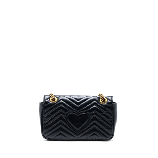 Gucci Small Marmont Calfskin Black GHW