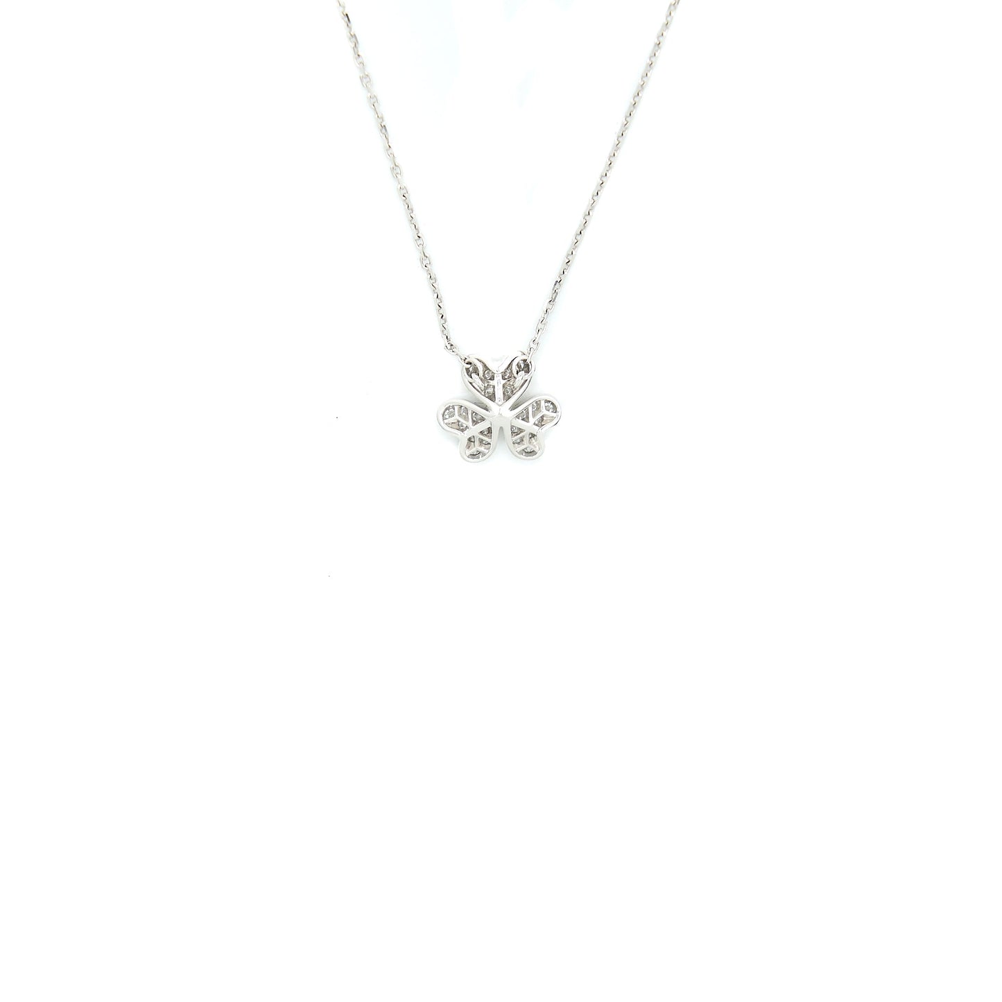Van Cleef & Arpels Mini Model Frivole Necklace White Gold Diamonds