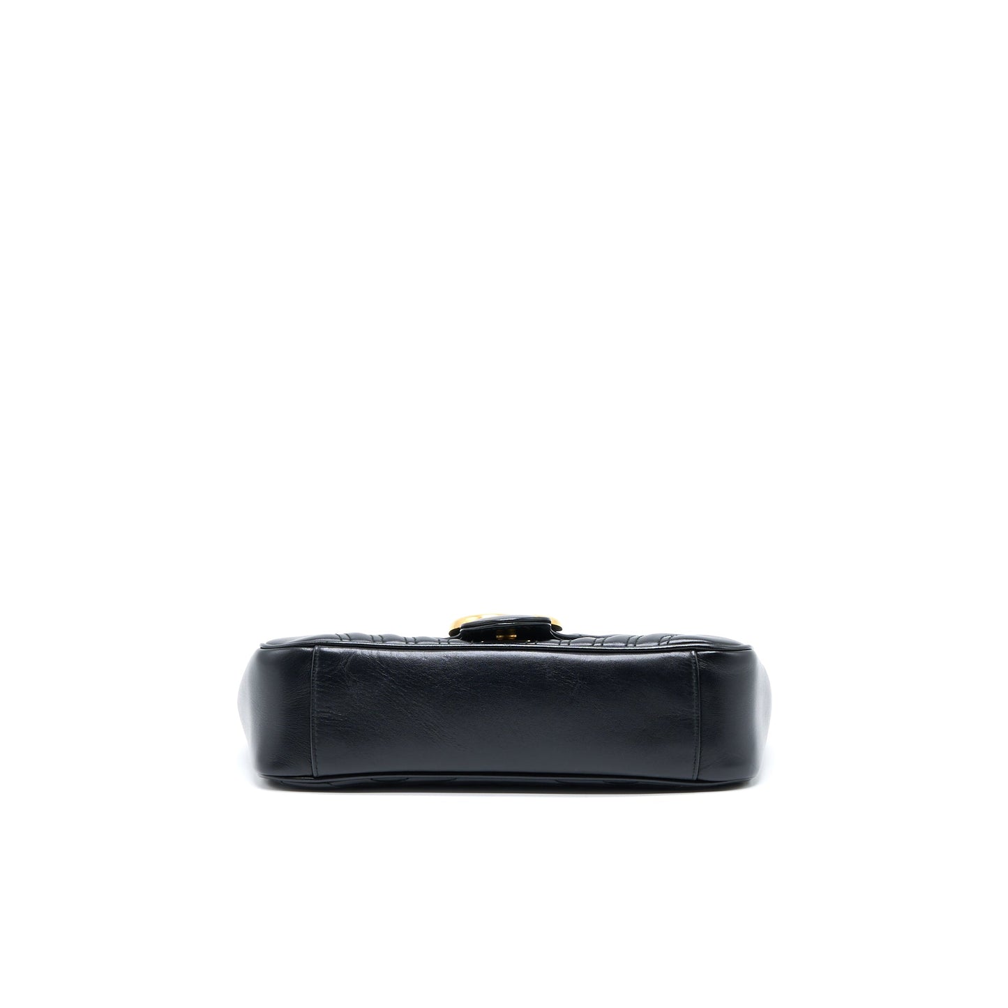 Gucci Small Marmont Calfskin Black GHW