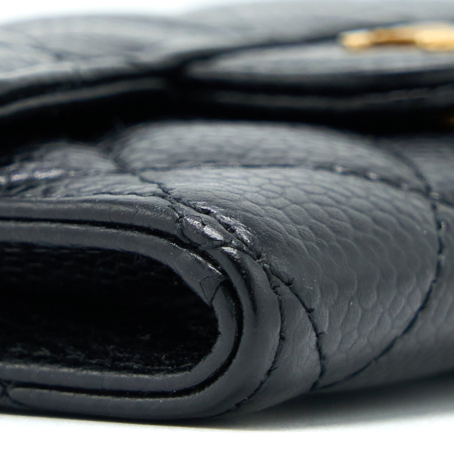 Chanel Classic Flap Cardholder Caviar Black GHW