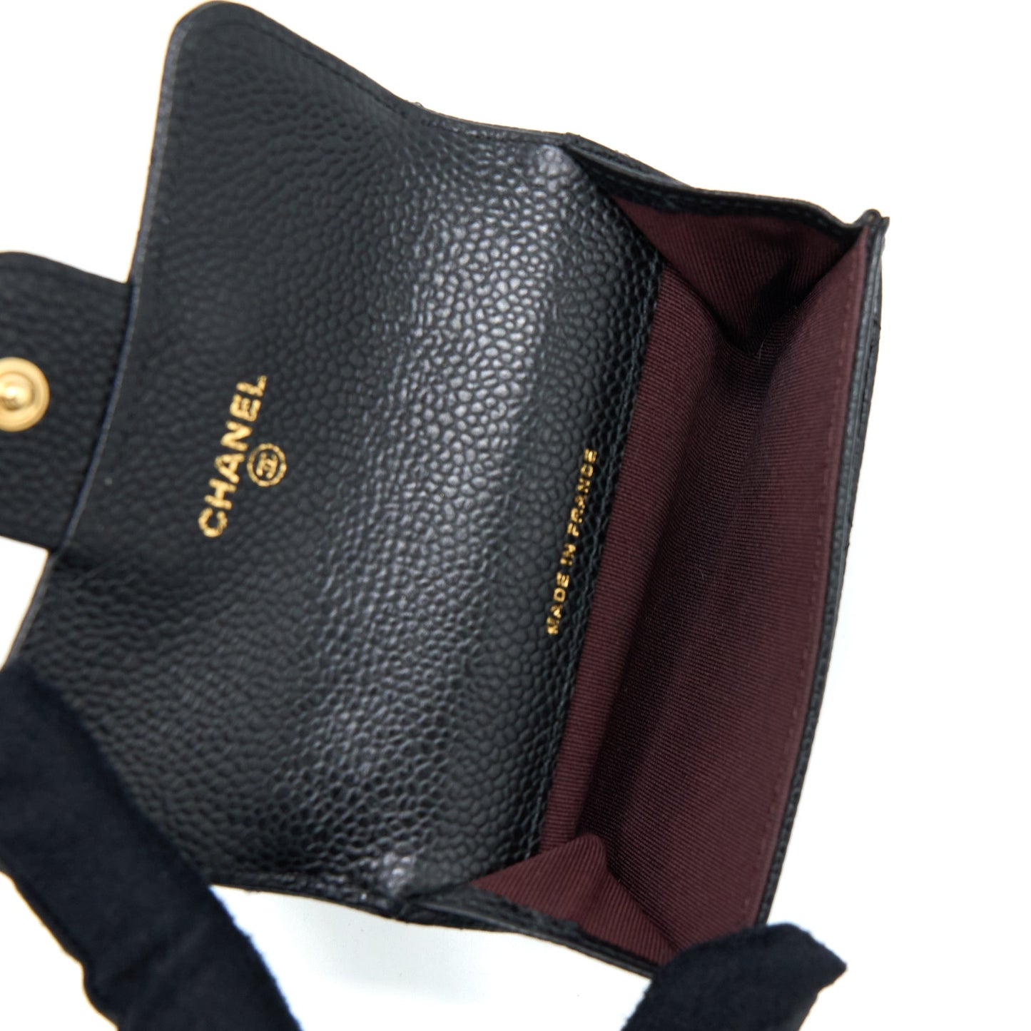 Chanel Classic Flap Cardholder Caviar Black GHW