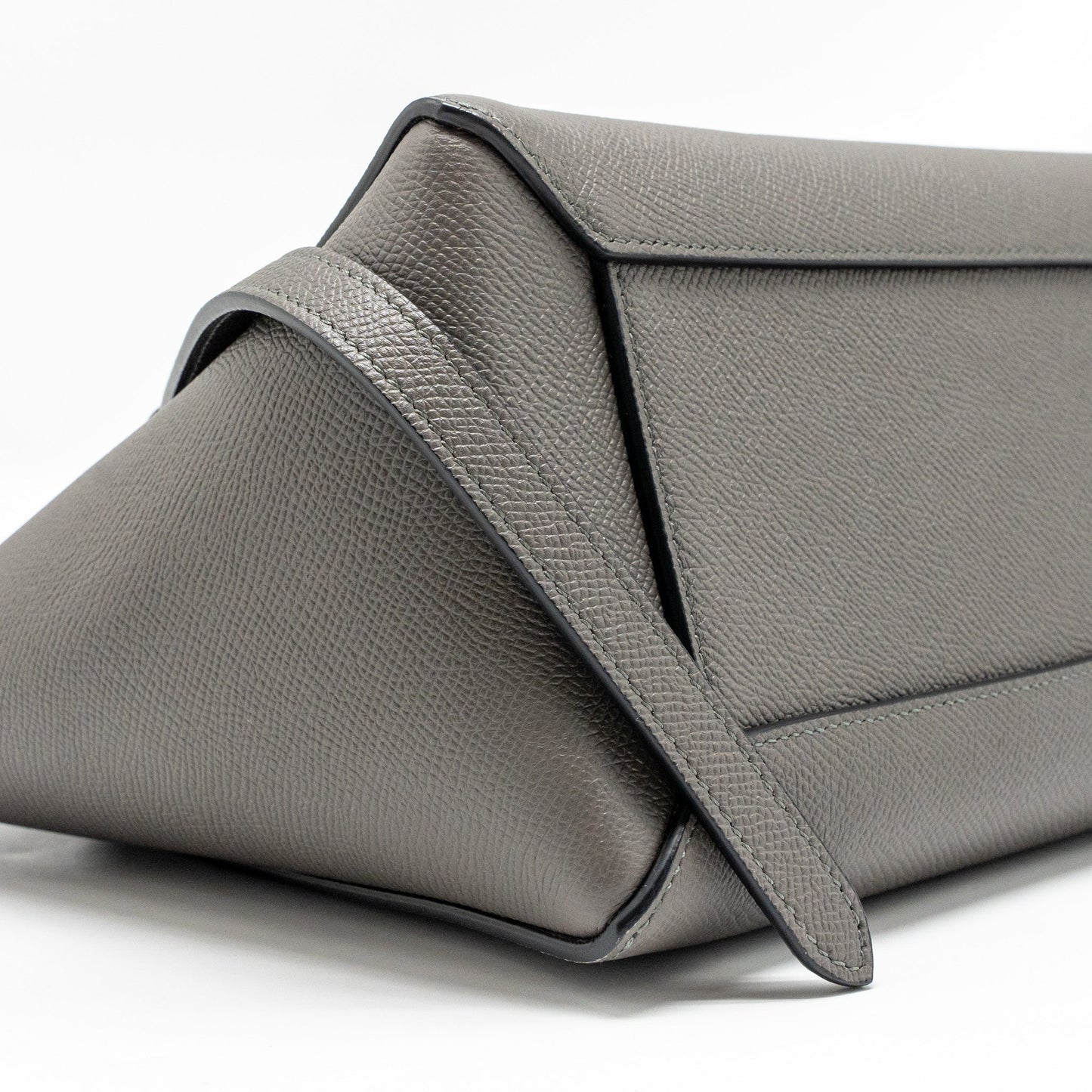 Celine Micro Belt Bag Calfskin Dark Grey GHW
