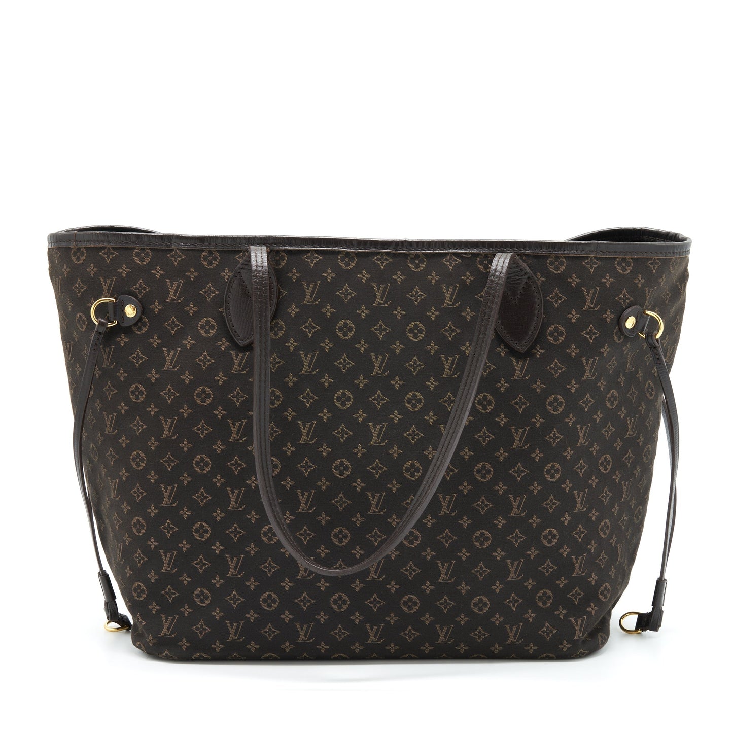 Louis Vuitton Neverfull MM Monogram Fabric Dark Brown GHW