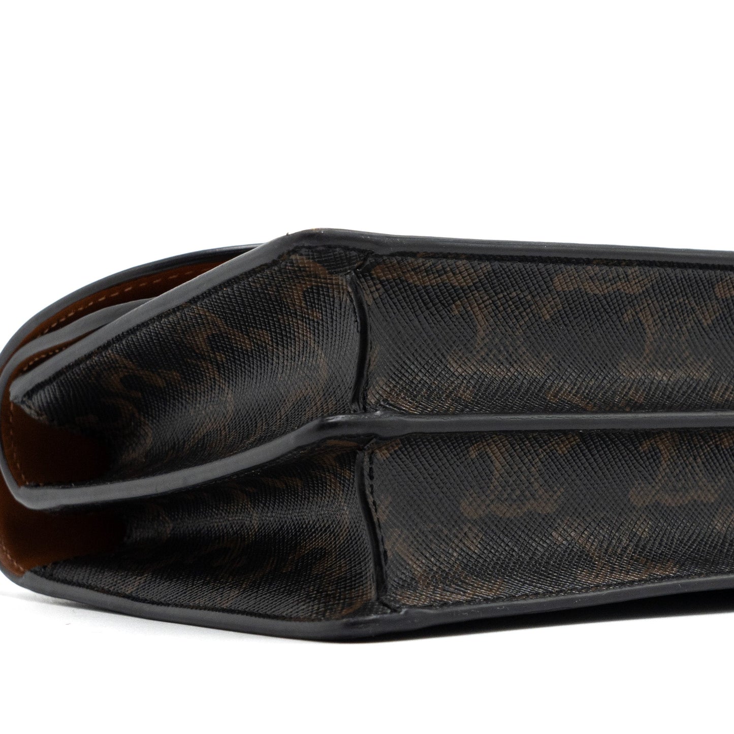 Celine Wallet On Strap Triomphe Canvas/Smooth Lambskin Tan GHW