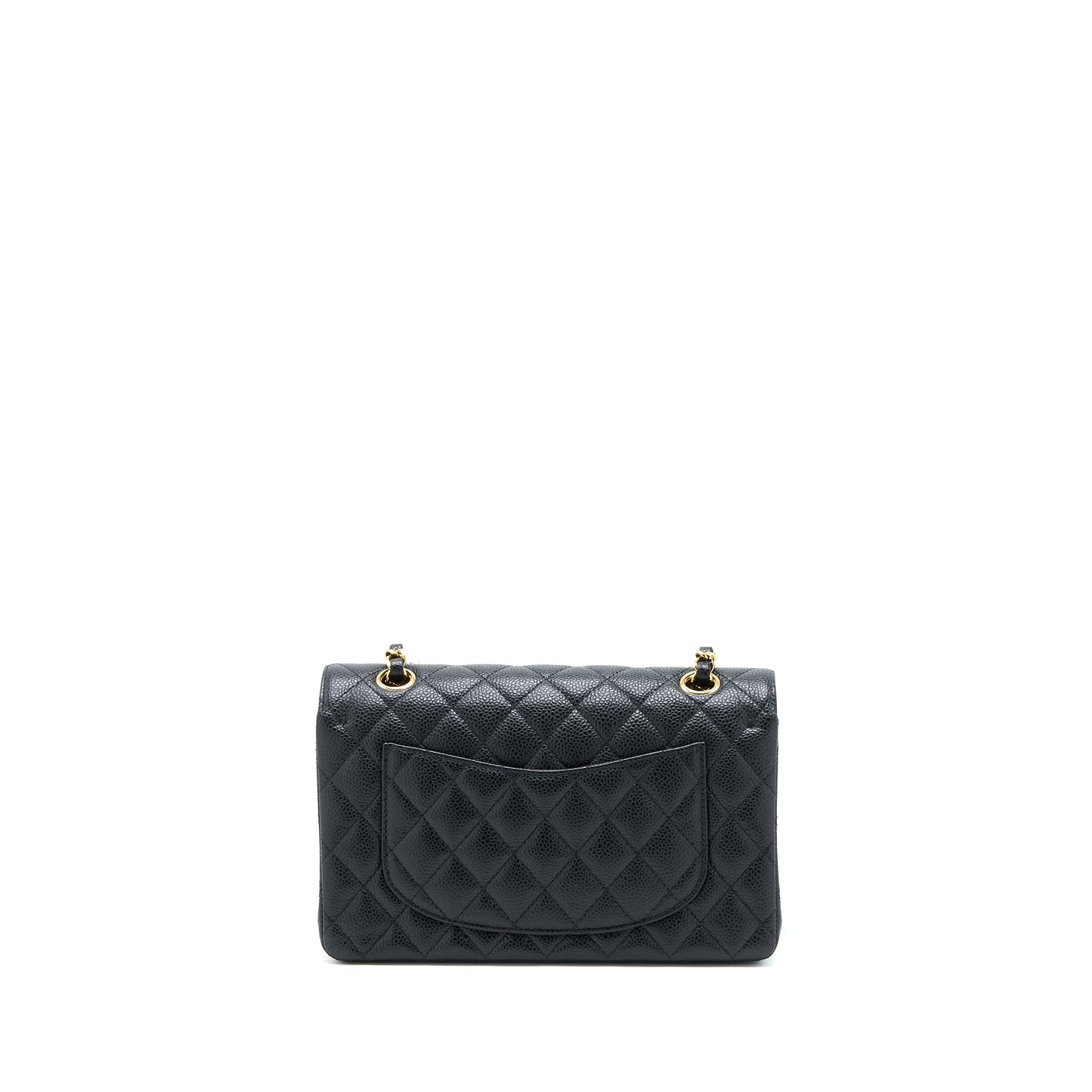 Chanel Small Classic Double Flap Bag Caviar Black GHW (Microchip)