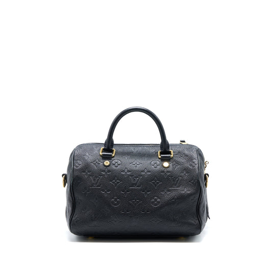 Louis Vuitton Speedy 25 Monogram Empreinte Black GHW