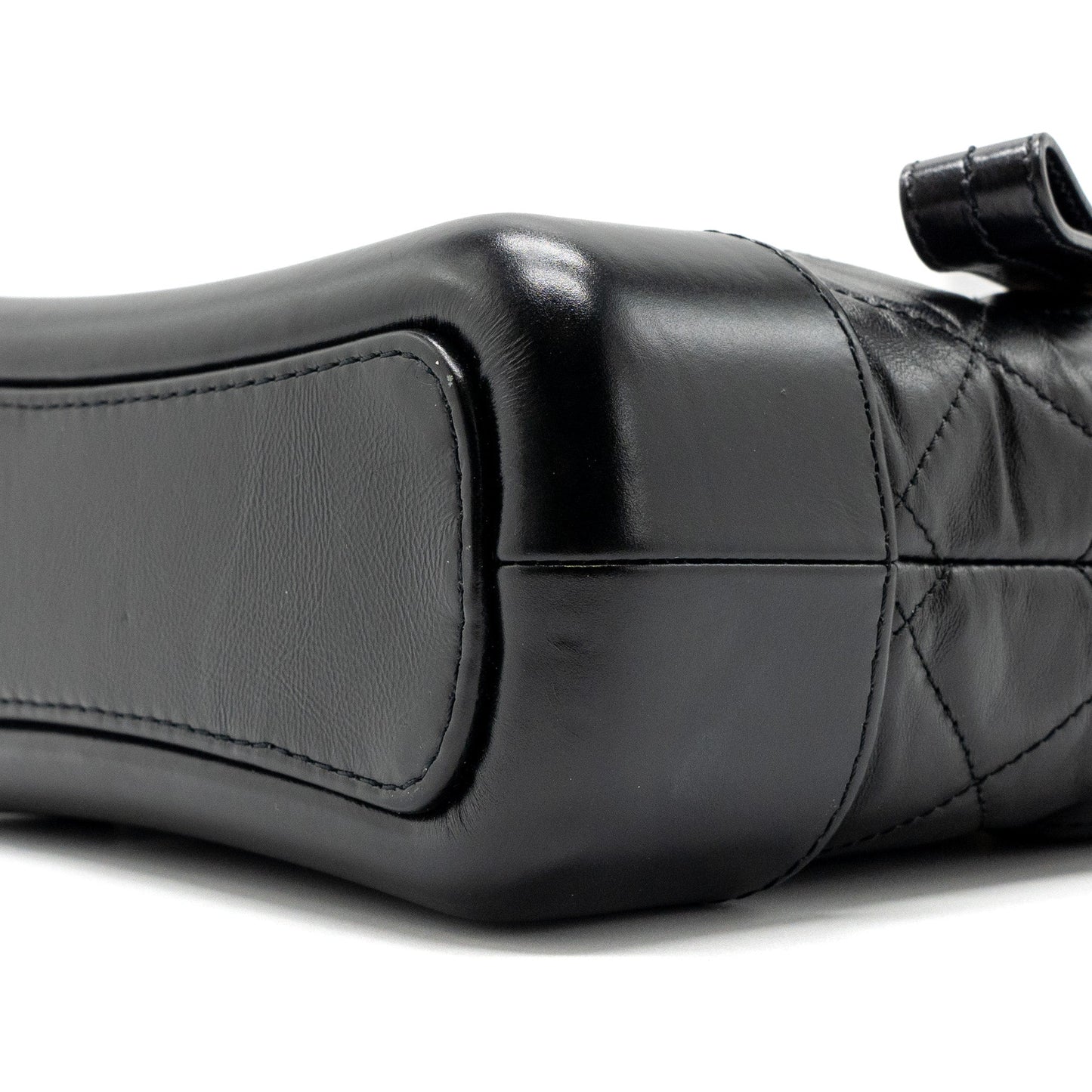 Chanel Small Gabrielle Hobo Bag Aged Calfskin Black multicolour Hardware