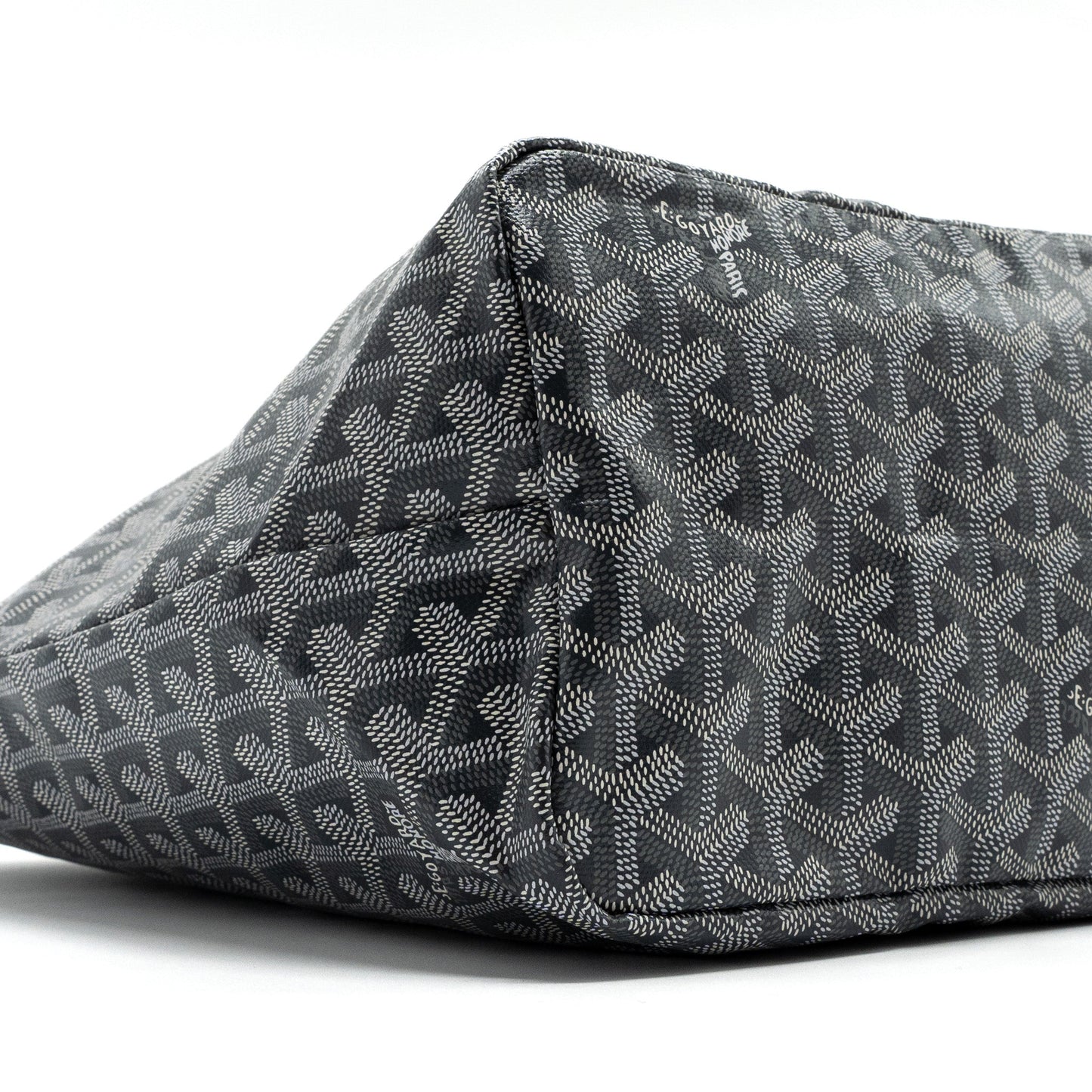 Goyard saint Louis pm tote bag goyardine canvas grey / multicoloured SHW