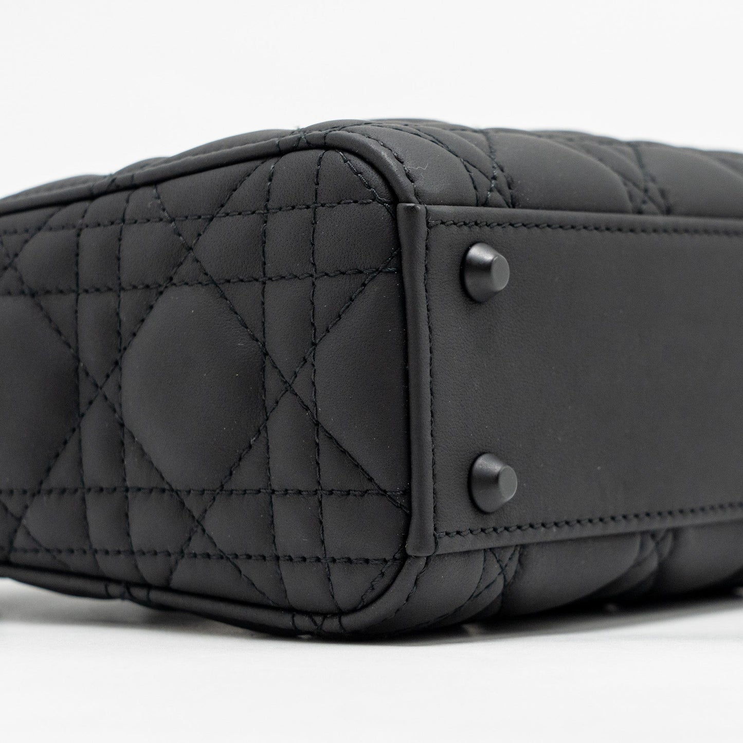 DIOR Mini Lady Dior Calfskin So Black