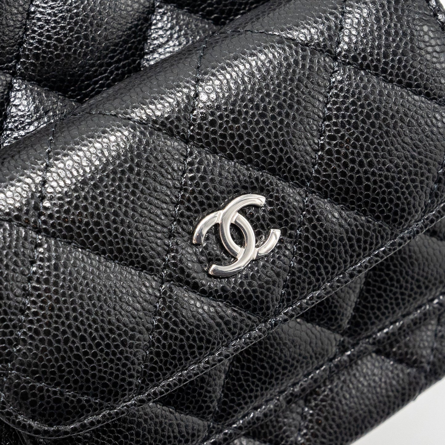 Chanel 24c Mini Backpack/Crossbody Bag Caviar Black SHW(Microchip)