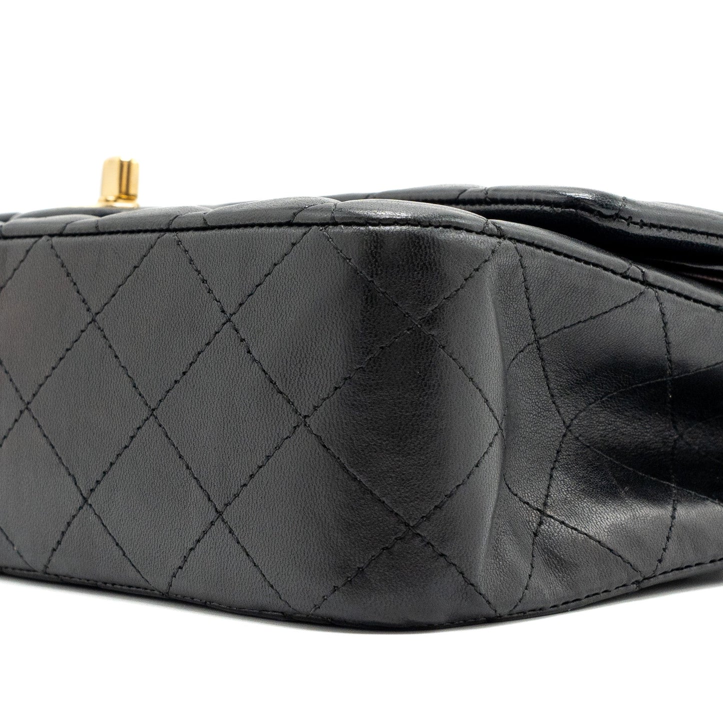 Chanel Medium Classic Double Flap Bag Lambskin Black GHW
