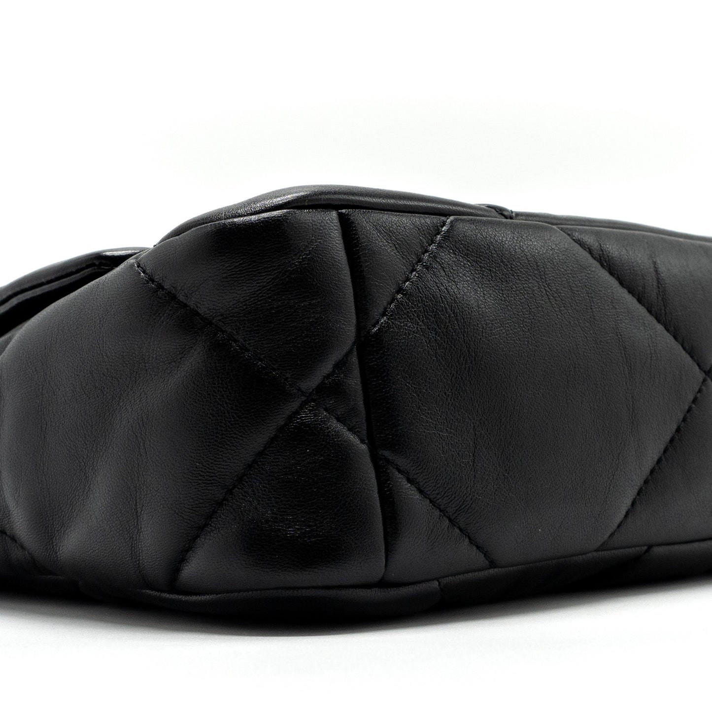 Chanel small 19 bag lambskin black multicolor hardware (microchip)