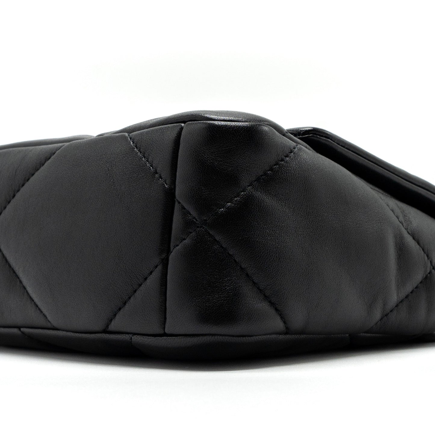 Chanel small 19 bag lambskin black multicolor hardware (microchip)