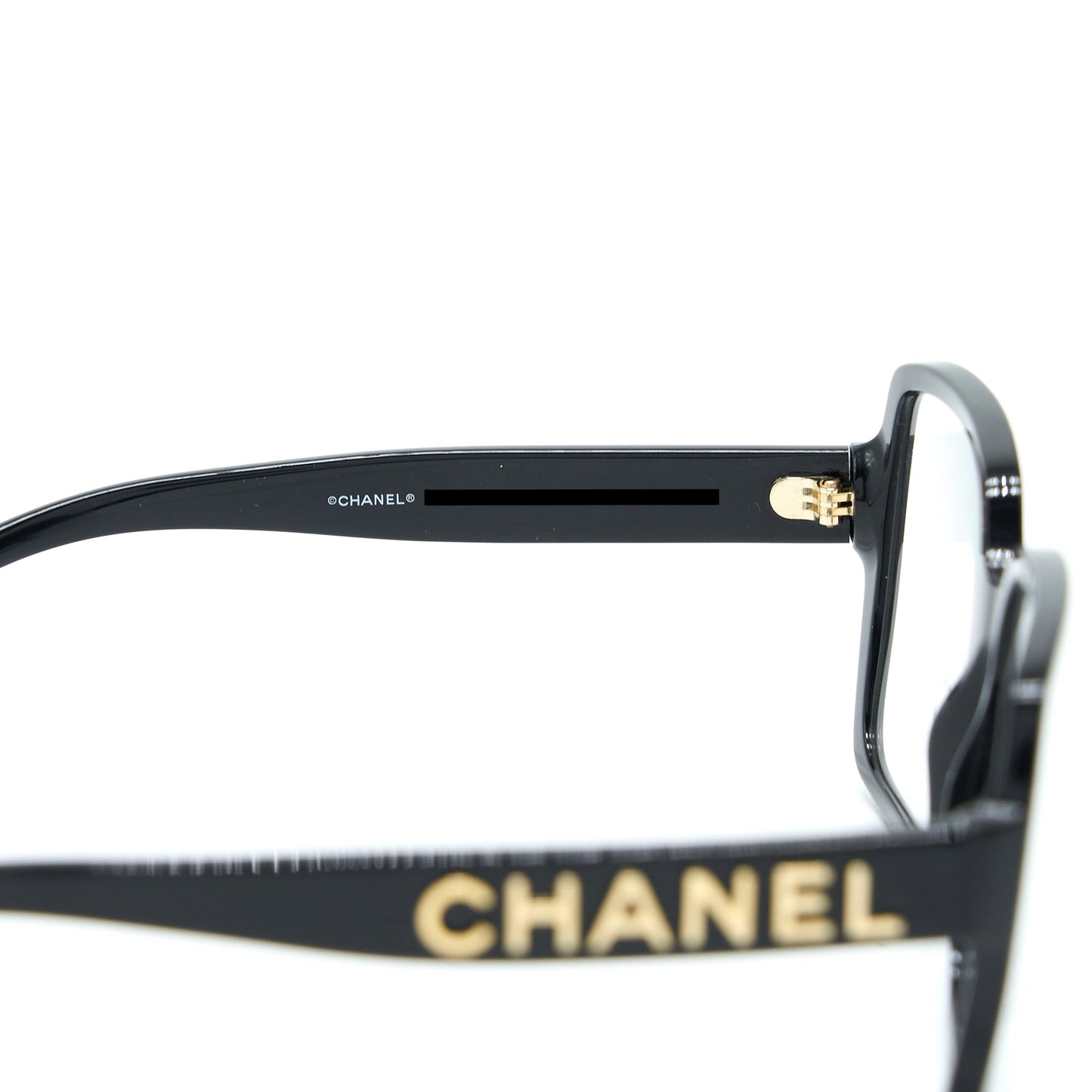Chanel Square Glasses Frame Black