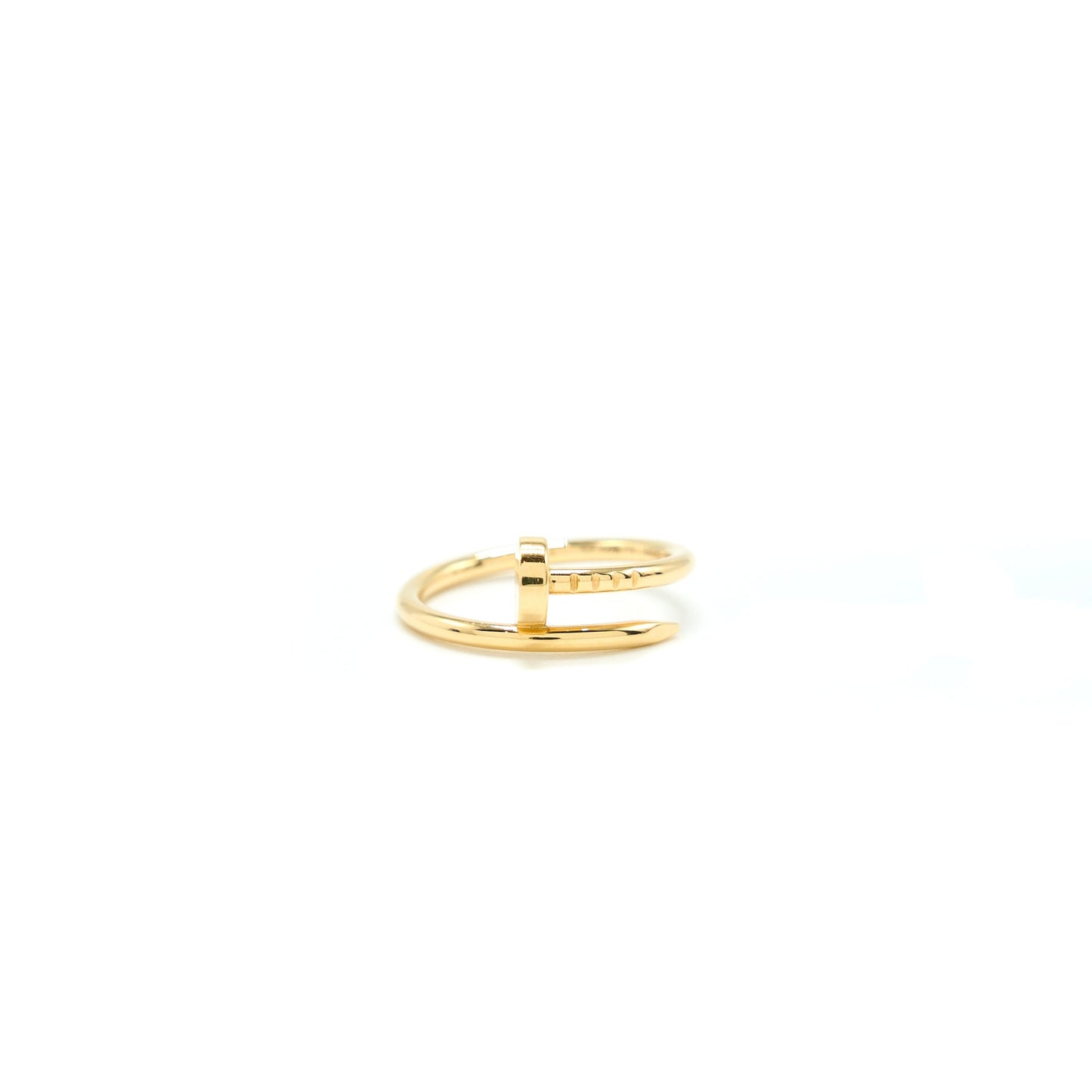 Cartier Size 51 Just Un Clou Ring, Small Model Yellow Gold