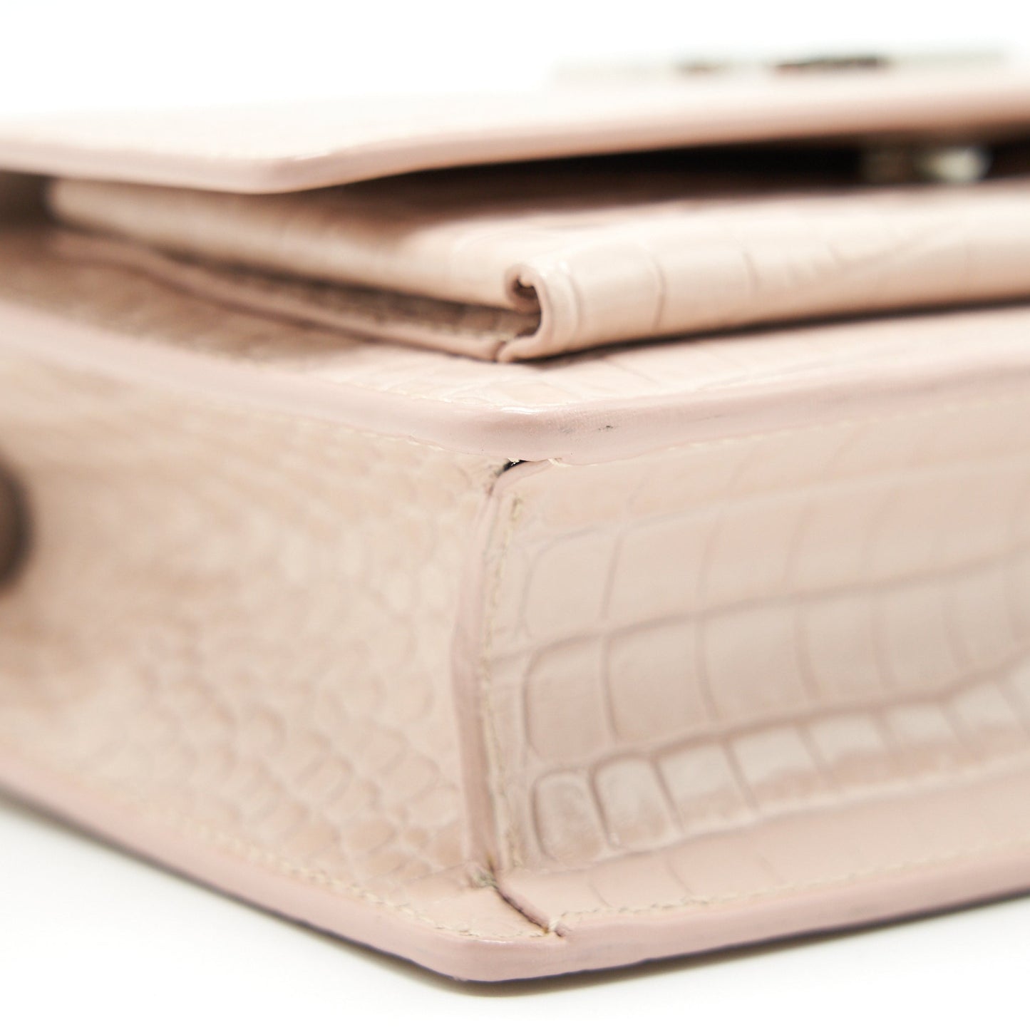 SAINT LAURENT /YSL Small Wallet on Chain PINK SHW