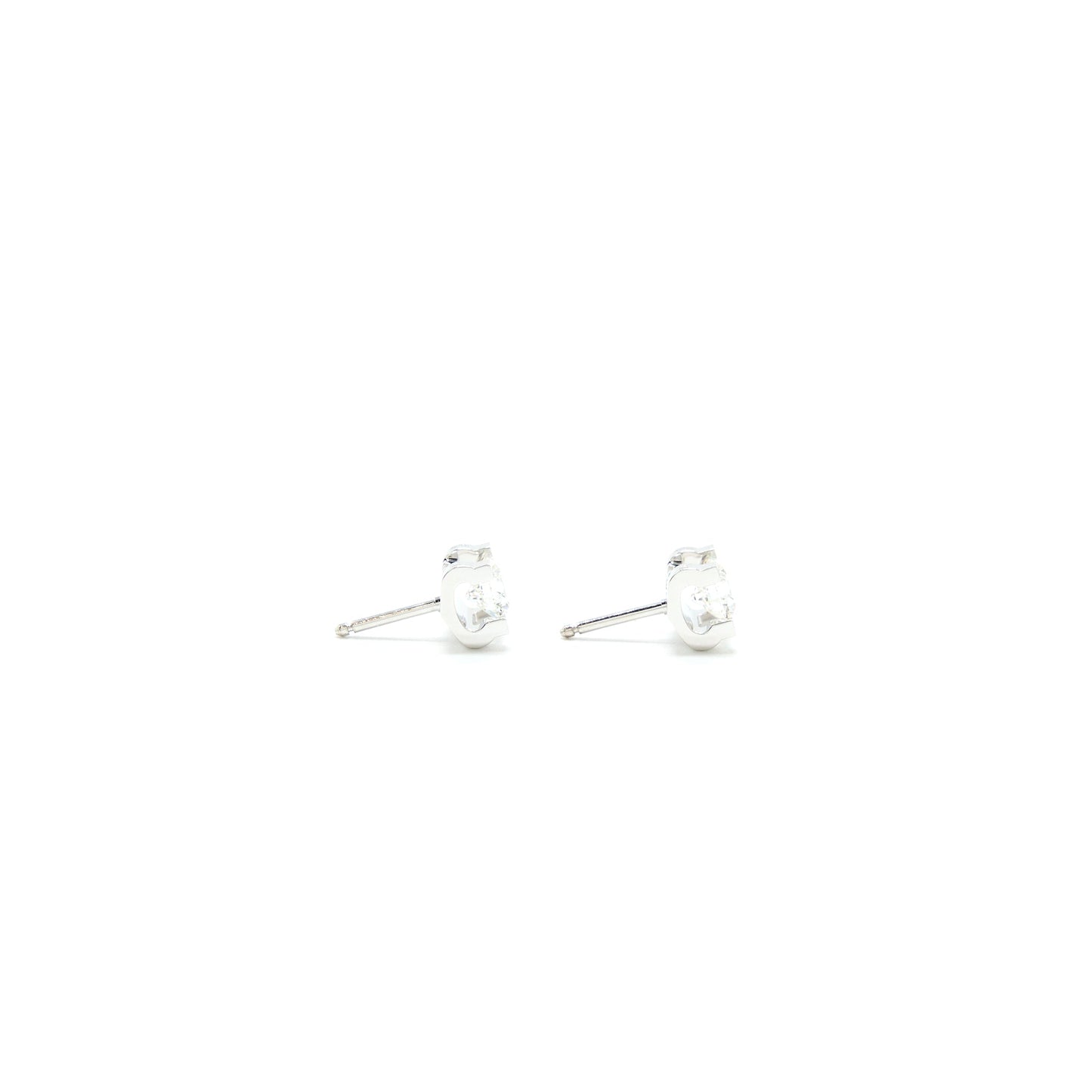Cartier Diamond Earrings White Gold