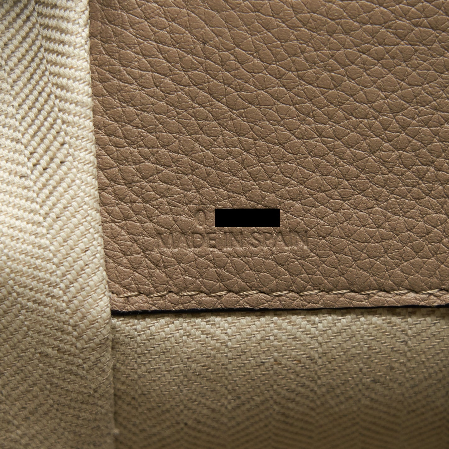 Loewe Hammock Bag In Beige / Brown