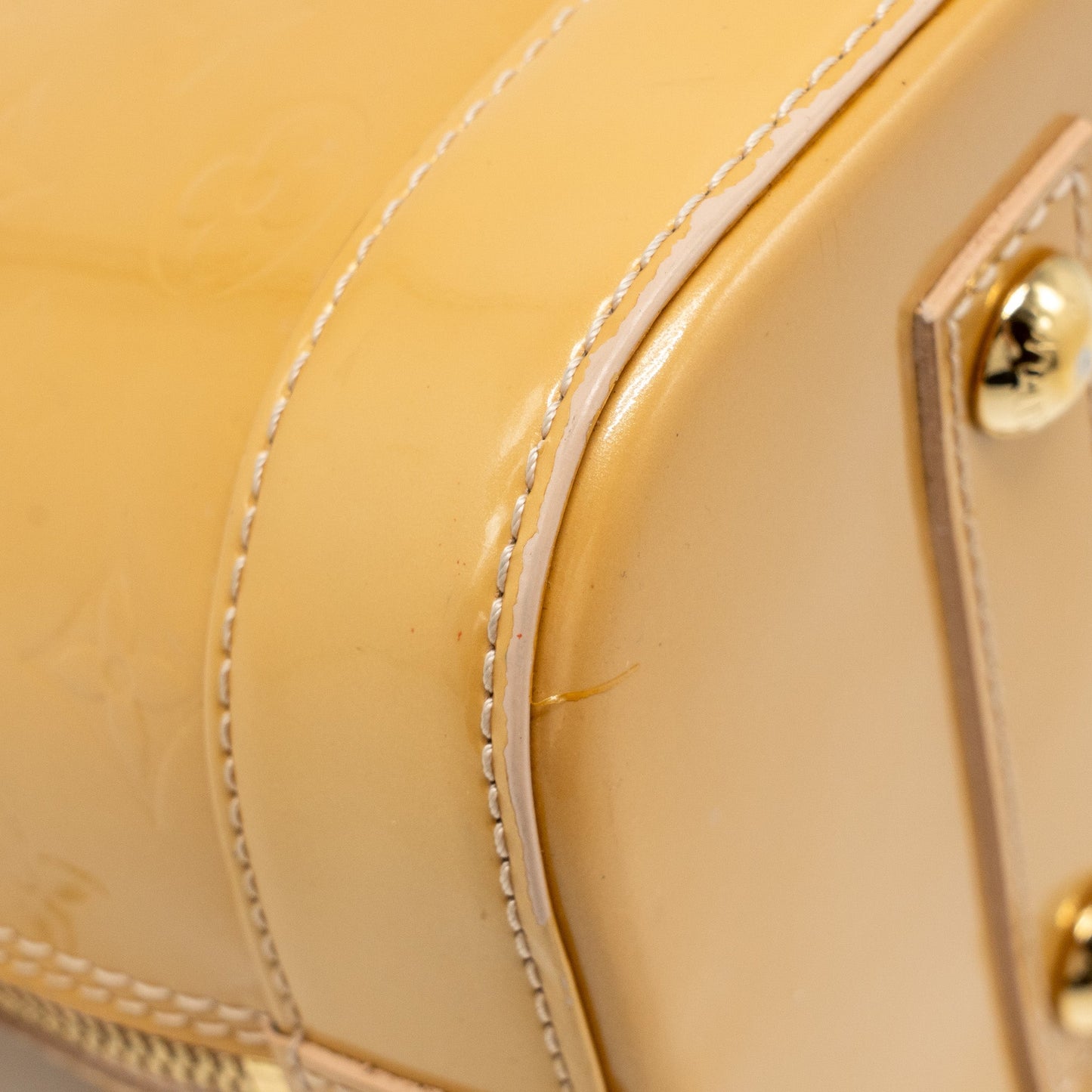 Louis Vuitton Alma PM Monogram Vernis Leather Rose Florentin GHW