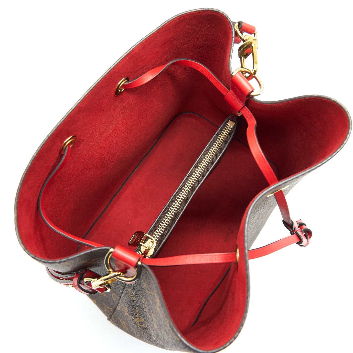 LOUIS VUITTON NEO NOE MONOGRAM CANVAS RED