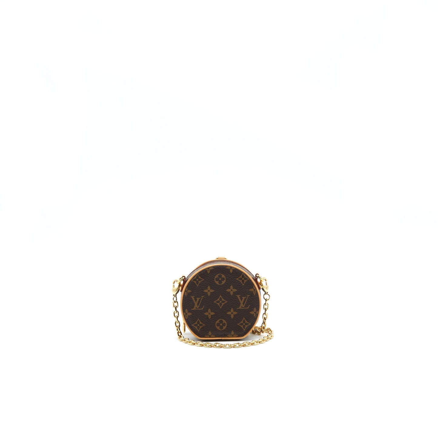 Louis Vuitton Petite Boite Chapeau Necklace Monogram Canvas