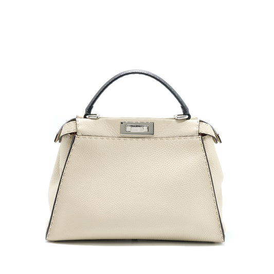 Fendi Peekaboo Grained Calfskin Mix Romano/Aacanara SHW