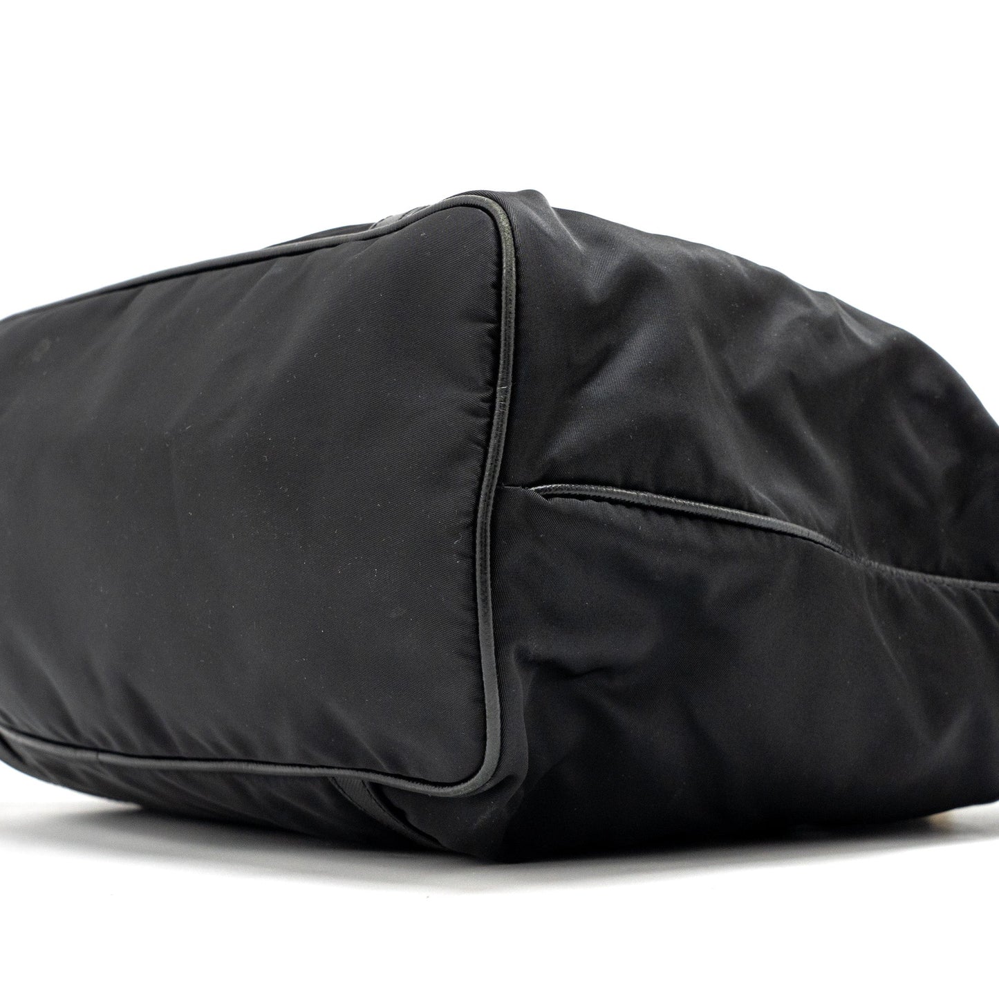 Prada Zip nylon bag black GHW