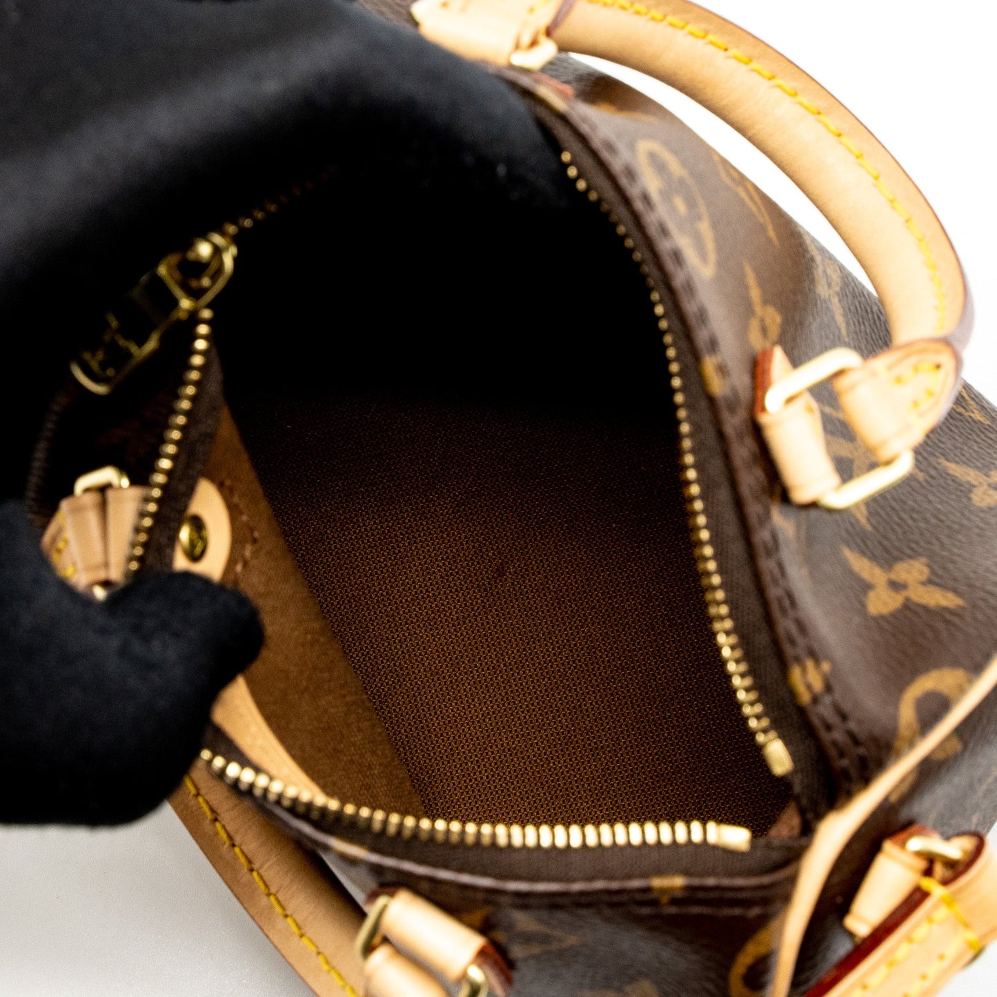 Louis Vuitton Nano Speedy Monogram Canvas GHW (Old Version)