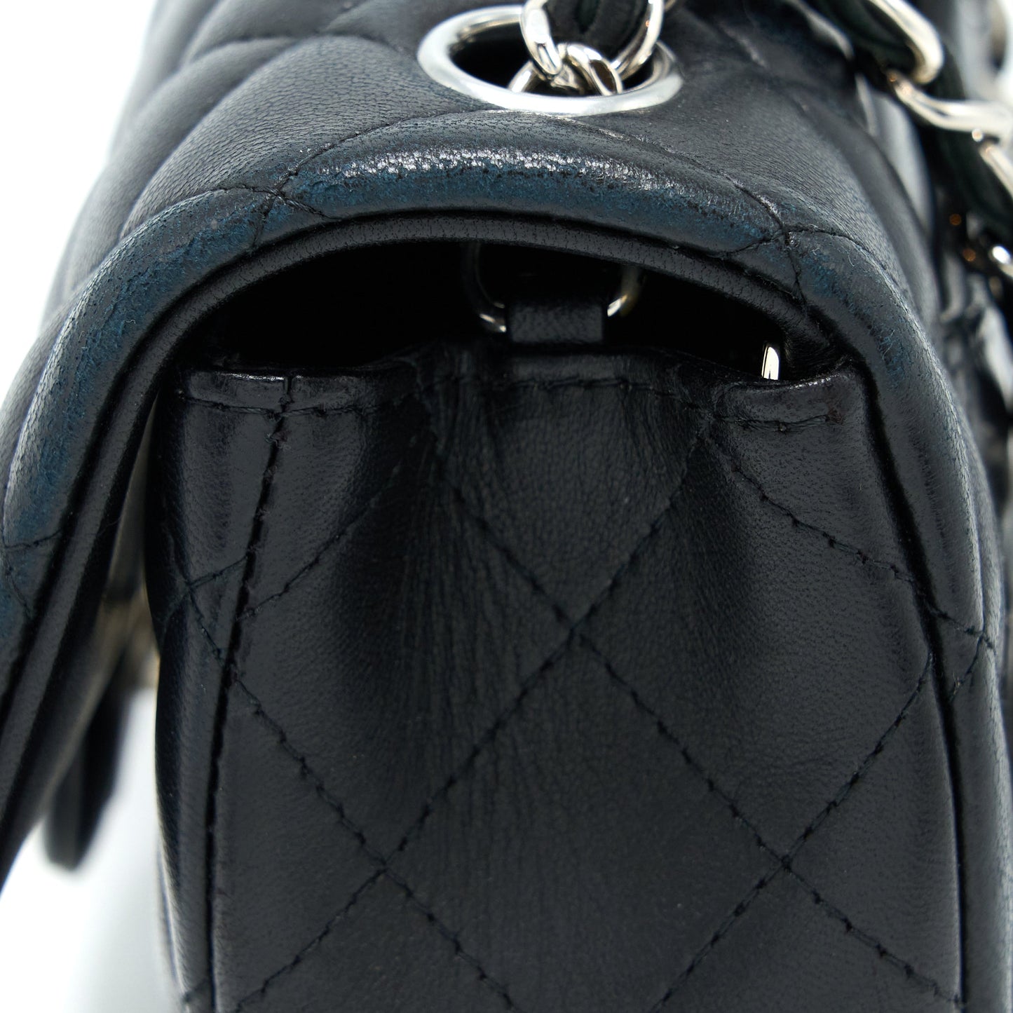 Chanel Mini Rectangular Flap Bag Lambskin Black SHW
