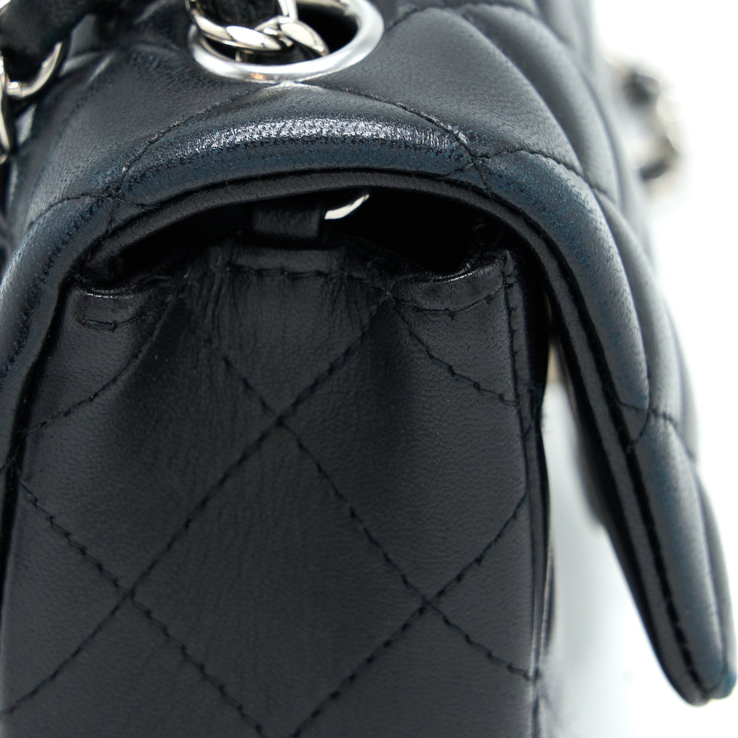 Chanel Mini Rectangular Flap Bag Lambskin Black SHW