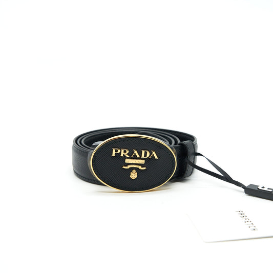 Prada Saffiano Finish Belt Size 75