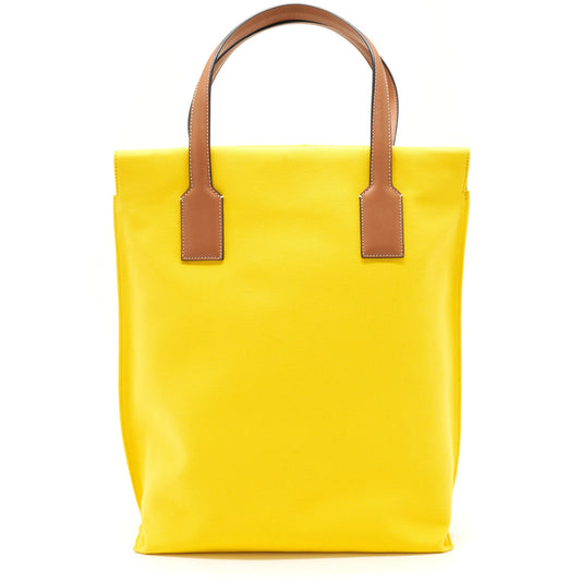 Loewe Tote Bag Canvas Yellow/Gold SHW